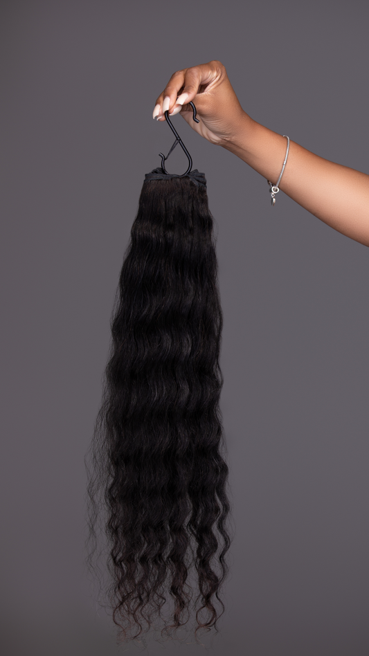 Natural Wave Weft Extensions