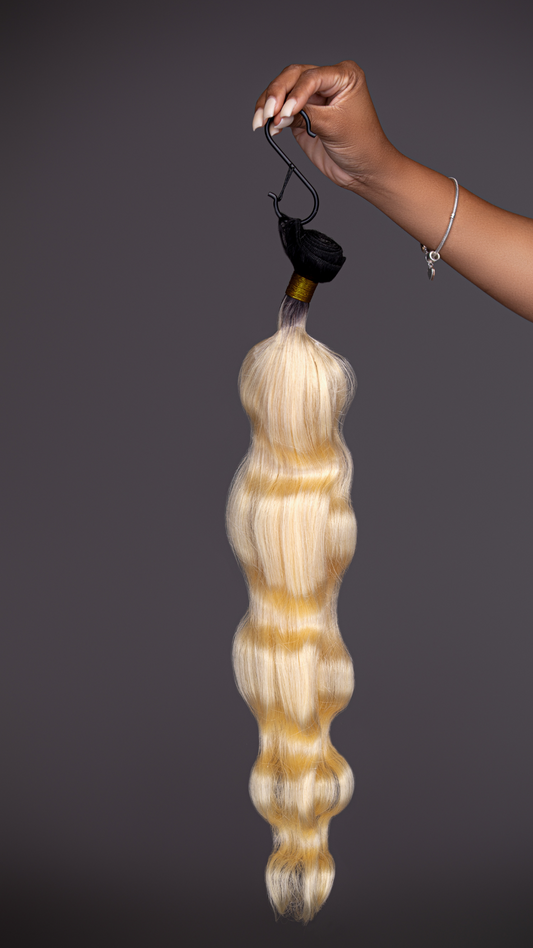 Body Wave  613-dark roots Weft Extensions